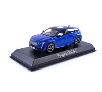 Norev – Voiture miniature Peugeot 308 GT 2021 – Échelle 1/43 – Bleu Vertigo