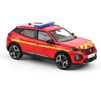 NOREV Peugeot 2008 2024 Pompiers 1:43, Rouge, Jaune.
