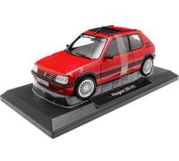 Peugeot 205 1.9 GTi phase 2 rouge de 1992 PTS Rims au 1/18 de NOREV 184846