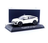 NOREV Peugeot 408 GT Hybrid 2023 Pearl White 1:43