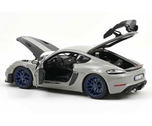 NOREV Porsche Cayman GT4 RS Pack Weissach 2023 Craie Voiture De Collection Miniature NOREV 1/18 Métal