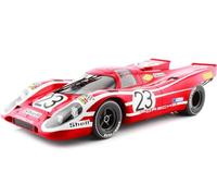 Voiture Miniature de Collection - NOREV 1/12 - PORSCHE 917 K - Winner Le Mans 1970 - Red / White - 127501