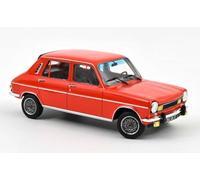 NOREV Simca 1100 TI 1974 Rouge Sumatra Voiture de Collection 1/18 Métal