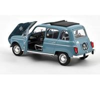NOREV Voiture de Collection Compatible avec Renault 4 L de 1966 Bleu Français R4 4L Série Limitée 1/18 Métal