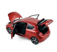 NOREV Voiture Miniature de Collection Compatible avec Peugeot 208 GTI Rouge Ru e 2013 Métal 1/18
