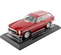 1:18 NOREV Volvo 1800 Es US Version 1972 Rouge Avec Inférieur Side Rayures