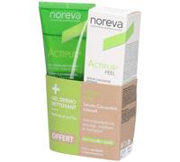 Noreva Actipur Coffret Gel Dermo Nettoyant + Sérum Concentré Intensif Peel Peeling 1 pc(s)