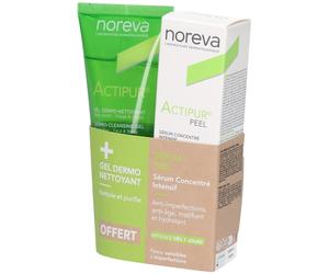 Noreva Actipur Coffret Gel Dermo Nettoyant + Sérum Concentré Intensif Peel Peeling 1 pc(s)