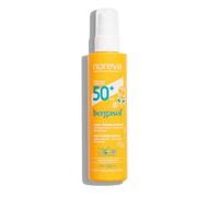 Noreva - Bergasol - Spray Invisible Enfant SPF50+ - Crème Hydratante Corps et Visage Haute Protection - Nourrit, Hydrate, Protège - Peaux Sensibles - Dès 3 Mois - Fabrication Française - 200ml
