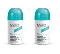 Noreva Déodorant Dermo-Actif 24H Peaux Sensibles Rouleau 2x50 ml