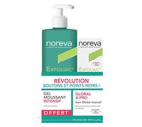 Noreva Exfoliac Gel Moussant Intensif Flacon 400 ml + Global X-PRO 30 ml