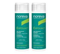 Noreva Exfoliac Gel moussant – Acné et imperfections – Lot 2 x 200 ml