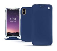 Noreve 2115T72/F coque de protection pour téléphones portables 14,7 cm (5.8 ) Folio porte carte Bleu Apple iPhone X