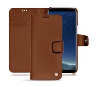 Noreve 21193TB9/F coque de protection pour téléphones portables 14,7 cm (5.8 ) Étui avec portefeuille Marron Samsung Galaxy S8