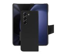 Noreve - Coque Cuir Seconde Peau pour Samsung Galaxy Z Fold5 - Finitions Haut de Gamme, Cuir Véritable - Coque Arrière Slim Élégante, Protection Anti-Choc