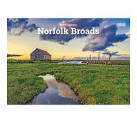 Norfolk Broads Calendrier mural 2027, format A5, affichage mensuel, voyage, cadeau