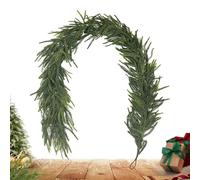 Norfolk Pine Garland Realistic - Christmas Greenery Garland Artificial Garland, Real Touch Norfolk Pine Garland, Artificial Faux Greenery Garland for Christmas Table Fireplace Wall Home Decoration