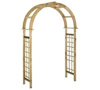Norheim Arche Bois Jardin Extérieur, Pergola Treillis pour Plantes Grimpantes, Mariage, 110 x 58 x 230 cm