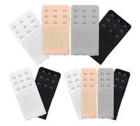 Norhogo 10 pièces Ensemble de fermoirs d'extension de Soutien-Gorge, 3 rangées de 2 Crochets Extensions de Soutien, 3 rangées de 3 Crochets Extensions de Soutien-Gorge, Gorge D'extension de Soutien