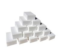 Norhogo 18 Pack éponges Magiques, Gomme Magique Extra Durable - Gomme Magique pour Salle de Bain, Piscine, Cuisine, Sol, Mur - Blanche 10x6x2cm