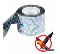 Norhogo 80 m Ruban anti-oiseaux, protection contre les pigeons et autres oiseaux - surface réfléchissante pour éloigner les oiseaux - empêche les dommages à la maison jardin et ferme 4,5 x 80 m