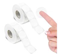 Norhogo Lot de 1000 autocollants ronds transparents ronds pour emballage de fermeture pour emballage cadeau rond pour sceller les coups de bricolage (25 mm)