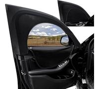 Norhogo Lot de 2 pare-soleil de voiture pour enfants, universels, pare-soleil, fenêtre latérale, protection UV avec fermeture éclair, convient à la plupart des véhicules(fenêtre avant)