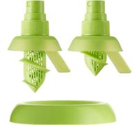 Norhogo Lot de 2 vaporisateurs d'agrumes, citron, orange, citron vert, presse-citron manuel, pour citrons, oranges, etc. Plus facile que n'importe quel presse-agrumes ou presse-agrumes (vert)