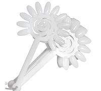 Norhogo Lot de 20 roues présentoir à ongles avec anneau en métal pour vernis à ongles - Outils pratiques pour les exercices d'ongles - Affichage couleur