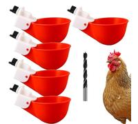 Norhogo Lot de 5 abreuvoirs automatiques pour poules, canards, oies, dindes, pigeons