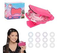 Norhogo Machine Strass Cheveux, Machine a Strass pour Cheveux,Diamond Styler Kit,avec 180 Gemmes Décoratives pour Cheveux Hair Gem Stamper Autocollant Cadeau Fille