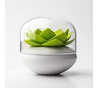 Norhogo Porte-cotons-tiges de stockage Lotus de coton-tige, lotus exquis, cotons-tiges cure-dents distributeur titulaire de stockage boîte de coton-tige support de cure-dents