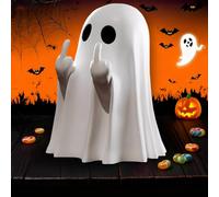Norhogo Statue unique d'Halloween faite à la main, fantôme mignon, figurines d'esprit majeur, pour statues et décorations effrayantes intérieures et extérieures
