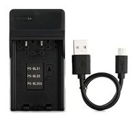 Norifon BLS-1 USB Chargeur pour Olympus E-400, E-420, E-450, E-600, E-620, E-M10, E-P1, E-P2, E-P3, E-PL1, E-PL2, E-PL3, E-PL5, E-PL6, E-PL7, E-PM1, E-PM2, Stylus 1, 1s Caméra et Plus