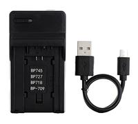 Norifon BP-718 USB Chargeur pour Canon iVIS HF M51, M52, R31, R32, R42 LEGRIA HF R506, R56, R57, M60, R306, R36, R37, R38, R406, R46, R47, R48 VIXIA HF M50, M52, R30, R300 Caméra et Plus