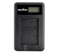 Norifon BP-808 LCD USB Chargeur pour Canon FS100, FS200, FS300, LEGRIA HF G10, LEGRIA HF G25 Caméra et Plus