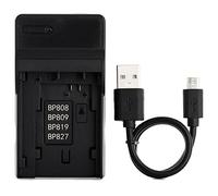 Norifon BP-808 USB Chargeur pour Canon FS100, FS200, FS300, LEGRIA HF G10, LEGRIA HF G25 Caméra et Plus