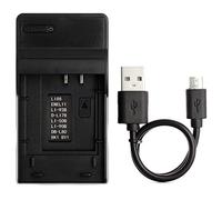 Norifon Chargeur USB pour Olympus FE-370 et Plus - 4.2V