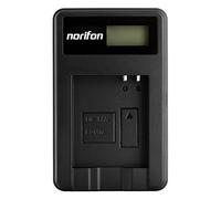 Norifon DMW-BCM13 LCD USB Chargeur pour Panasonic DMC-TZ55, DMC-TZ60, DMC-TZ61, Lumix DMC-FT5, DMC-TS5, DMC-TZ70, DMC-ZS40, DMC-ZS50 Caméra et Plus