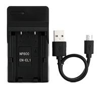 Norifon en-EL1 USB Chargeur pour Nikon COOLPIX 4300, 4500, 4800, 5000, 5400, 5700, 775, 8700, 880, 885, 995, E880 Caméra et Plus
