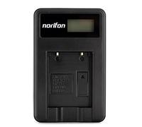 Norifon EN-EL10 LCD USB Chargeur pour Nikon Coolpix S200, S203, S210, S220, S230, S3000, S4000, S500, S510, S5100, S520, S570, S60, S600, S700, S80 Caméra et Plus