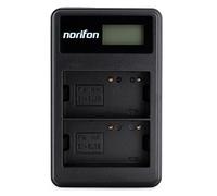 Norifon en-EL3 Double Canal LCD USB Chargeur pour Nikon D100, D100 SLR, D200, D300, D300s, D50, D70, D70s, D80, D90, DSLR D700 et Plus
