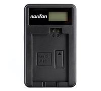 Norifon LP-E5 LCD USB Chargeur pour Canon EOS 1000D, EOS 450D, EOS 500D, EOS Kiss F, EOS Kiss X2, EOS Kiss X3, EOS Rebel T1i, EOS Rebel XS, Xsi Caméra et Plus