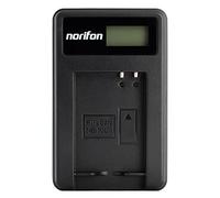 Norifon NB-10L LCD USB Chargeur pour Canon G3X, PowerShot G1 X, G15, G16 | Compatible avec Canon G3X, PowerShot SX40 HS, SX50 HS, SX60 HS