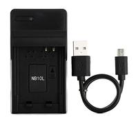 Norifon NB-10L USB Chargeur pour Canon G3X, PowerShot G1 X, G15, G16 | Compatible avec Canon PowerShot SX40 HS, SX50 HS, SX60 HS Caméra