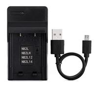 Norifon NB-2L USB Chargeur pour Canon EOS 350D 400D Optura 30 40 50 500 PowerShot G7 G9 S40 S45 S50 S60 S70 S80 ZR100 ZR200 ZR500 ZR800 ZR830 ZR900 ZR960 MV800 MV830i MV960 Caméra et Plus