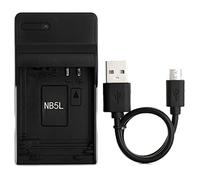 Norifon NB-5L USB Chargeur pour Canon PowerShot SD880 I, SD850 is | Compatible avec Canon PowerShot SD870 I, SD800 I, SD970 IS, SD990 I, SD950 I, SD900, SX230 HS, S110 Caméra