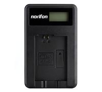 Norifon NP-FW50 LCD USB Chargeur pour Sony Alpha 6000, 5000, 5100, ILCE-6000, ILCE-7, NEX-5T, NEX-6, NEX-5R, NEX-7, NEX-5, NEX-3N, NEX-3, NEX-C3, SLT-A37 Caméra et Plus