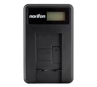 Norifon NP-W126 LCD USB Chargeur pour Fujifilm FinePix HS30, FinePix HS30EXR, HS33EXR, HS35EXR, HS50EXR, X-A1, X-E1, X-E2, X-M1, X-Pro1, X-T1, X-T10 Caméra et Plus