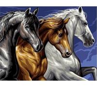 Norimpex Diamant Malerei Wild Trio 30x40cm